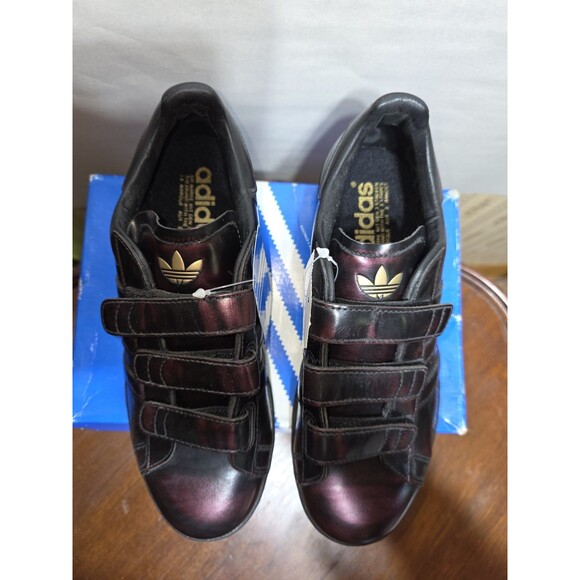 Adidas Campus CF PTR 146986 Burgundy Trefoil Hook/Loop Shoes Mens 7.5 Vintage main image 10
